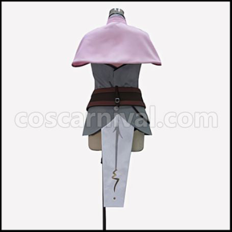 Blade & Soul Alka Main Character Cosplay Costume coscarnival - Back View