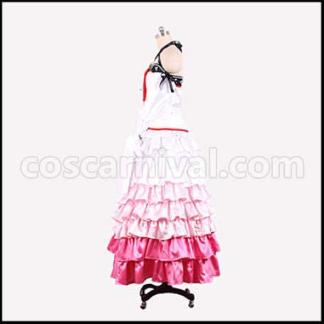 Blade & Soul Nan Sujou Princess Skirt Cosplay Costume coscarnival - Back View