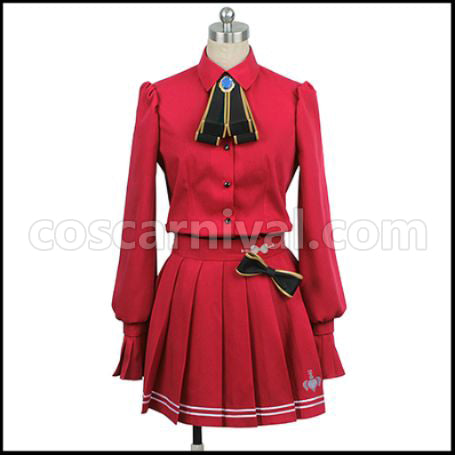 Fate/Grand Order FGO Karen C. Hortensia Cosplay Costume coscarnival - Back View