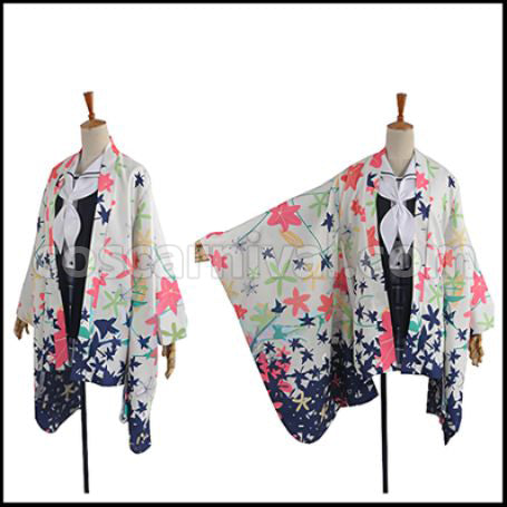 Hanayamata Tami Nishimikado Yosakoi Dance Haori Cosplay Costume coscarnival - Back View