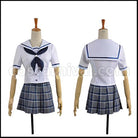 Hanayamata Hana N. Fontainestand Summer Uniform Cosplay Costume coscarnival - Front View