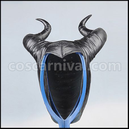 Maleficent Evil Fairy Sleeping Beauty Maleficent Horn Helmet Cosplay Prop coscarnival - Side Profile
