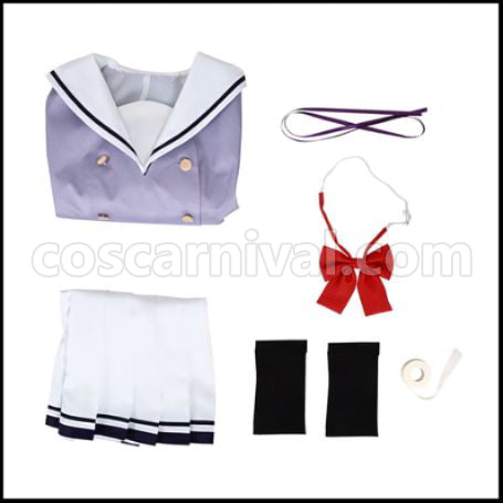 Engage Kiss Kisa Kisara JK Uniform Cosplay Costume coscarnival - Hem Detail