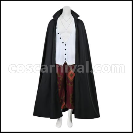 One Piece Red Shanks Movie Version Cosplay Costume coscarnival - Front View