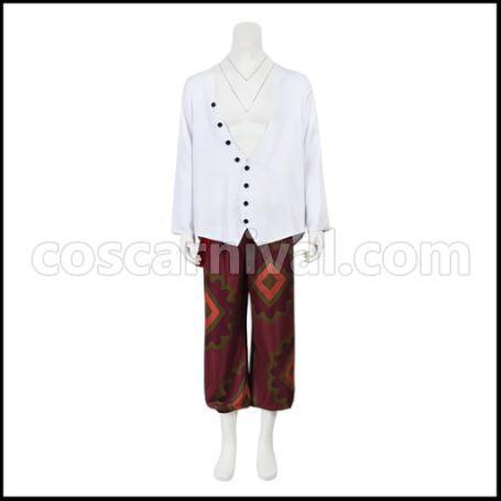 One Piece Red Shanks Movie Version Cosplay Costume coscarnival - Detail Close-up