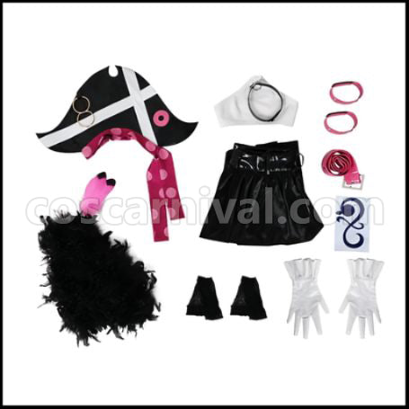One Piece Red Nami Movie Version Cosplay Costume coscarnival - Cuff Style