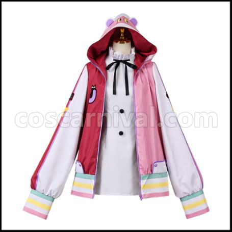 One Piece Red Uta Movie Version Cosplay Costume coscarnival - Front View