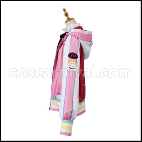One Piece Red Uta Movie Version Cosplay Costume coscarnival - Side Profile