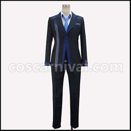 Black Bullet Satomi Rentaro Uniform Cosplay Costume coscarnival - Front View