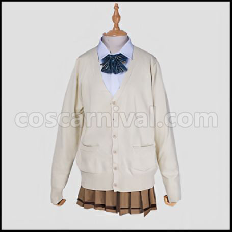 One Week Friends Saki Yamagishi Cosplay Costume coscarnival - Front View