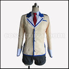 If Her Flag Breaks Megumu Touzokuyama Uniform Cosplay Costume coscarnival - Front View