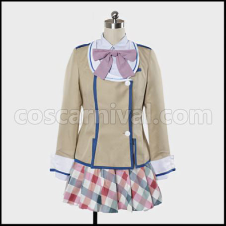 If Her Flag Breaks Akane Mahougasawa Uniform Cosplay Costume coscarnival - Hem Detail