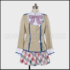If Her Flag Breaks Akane Mahougasawa Uniform Cosplay Costume coscarnival - Hem Detail