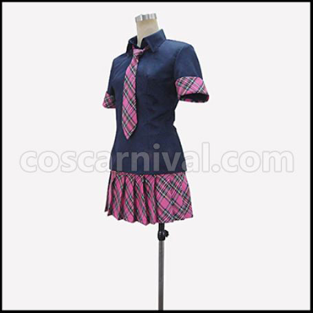 Riddle Story of Devil Suzu Shutou Attendance Number 7 Cosplay Costume Coscarnival - Back View
