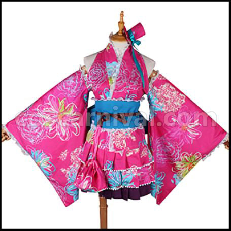 Love Live! SR Yukata Edition Awakening After Nozomi Tojo Cosplay Costume coscarnival - Front View