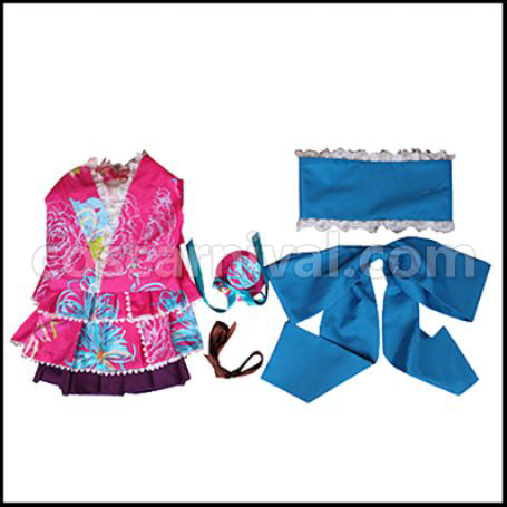 Love Live! SR Yukata Edition Awakening After Nozomi Tojo Cosplay Costume coscarnival - Collar Design