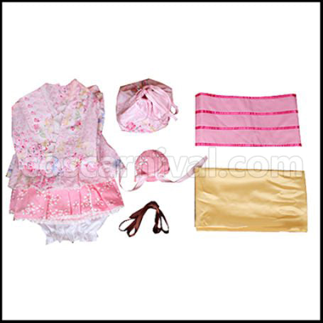 Love Live! SR Yukata Edition Awakening After Nico Yazawa Cosplay Costume coscarnival - Collar Design