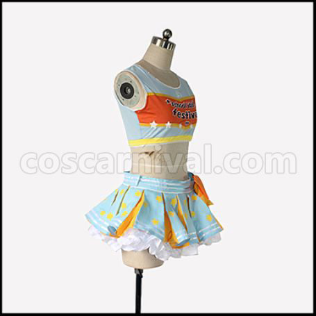 Love Live! School Idol Festival Paradise Live Rin Hoshizora Cosplay Costume coscarnival - Back View
