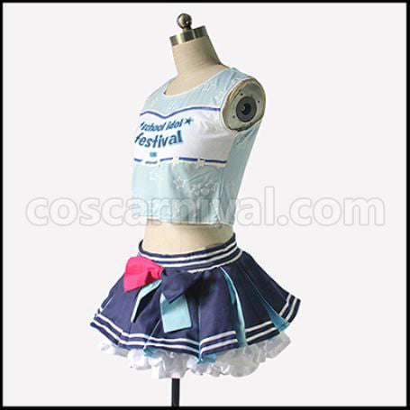 Love Live! School Idol Festival Paradise Live Umi Sonoda Cosplay Costume coscarnival - Back View