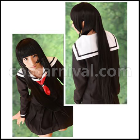 Hell Girl Enma Ai Cosplay Costume coscarnival - Back View