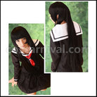 Hell Girl Enma Ai Cosplay Costume coscarnival - Back View
