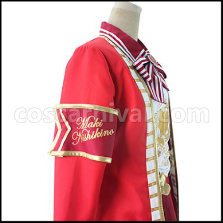 Love Live! Valentine's Edition UR Post-Awakening Maki Nishikino Cosplay Costume coscarnival - Material Texture