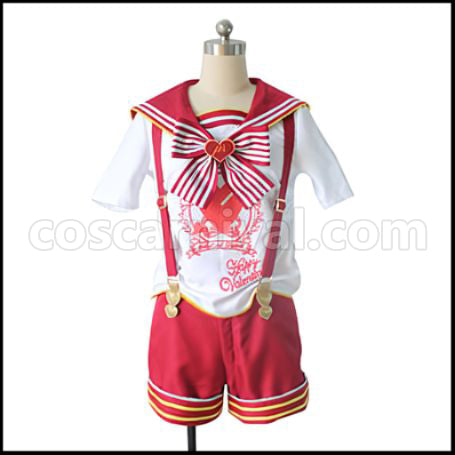 Love Live! Valentine's Edition SR Post-Awakening Rin Hoshizora Cosplay Costume coscarnival - Collar Design