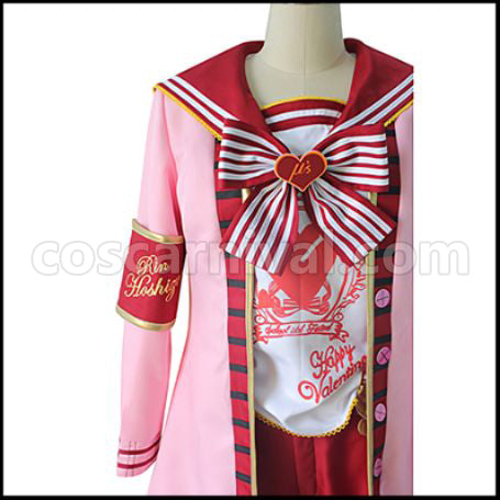Love Live! Valentine's Edition SR Post-Awakening Rin Hoshizora Cosplay Costume coscarnival - Hem Detail