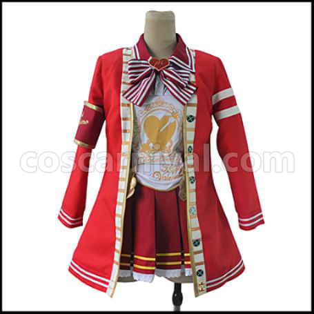 Love Live! Valentine's Edition SR Post-Awakening Umi Sonoda Cosplay Costume coscarnival - Front View