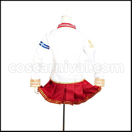 Love Live! SR February Valentine's Edition Pre-Awakening Umi Sonoda Cosplay Costume coscarnival - Back View