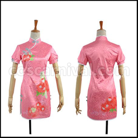 Love Live! UR August China Dress Edition Nico Yazawa Before Awakening Cosplay Costume coscarnival - Front View