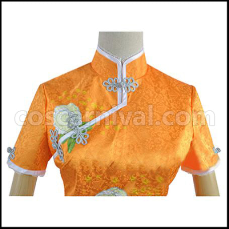 Love Live! SR August China Dress Edition Honoka Kosaka Cosplay Costume coscarnival - Side Profile