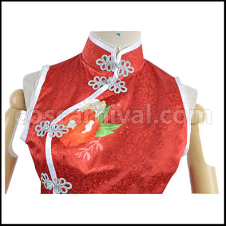 Love Live! UR August China Dress Edition Maki Nishikino Before Awakening Cosplay Costume coscarnival - Side Profile