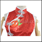 Love Live! UR August China Dress Edition Maki Nishikino Before Awakening Cosplay Costume coscarnival - Side Profile
