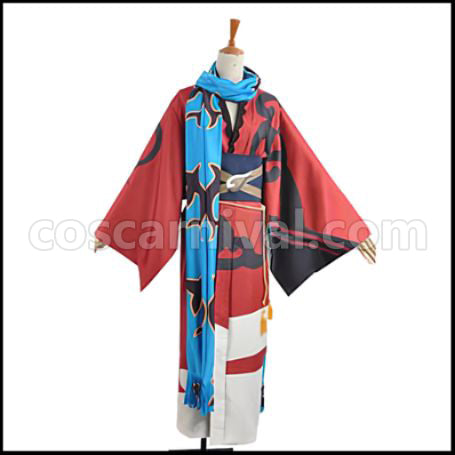 Bakumatsu Rock Sakamoto Ryoma Kimono Cosplay Costume by coscarnival - Front View