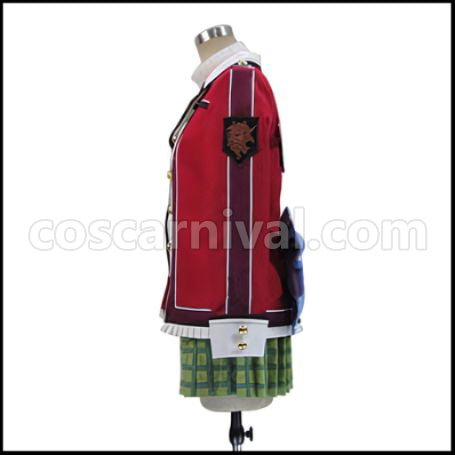The Legend of Heroes: Trails of Cold Steel Alisa Reinford Cosplay Costume coscarnival - Back View