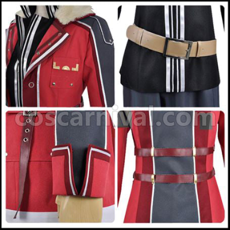 The Legend of Heroes: Trails of Cold Steel II Thors Military Academy Class VII Rean Schwarzer Cosplay Costume coscarnival - Collar Design