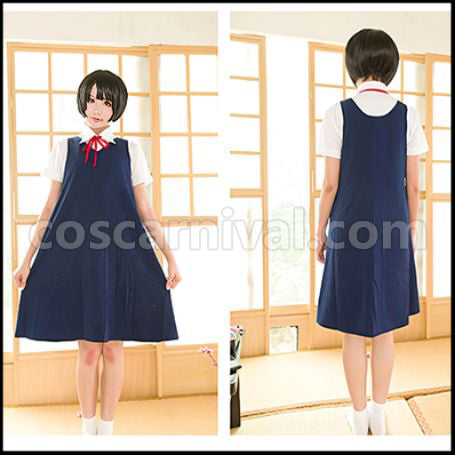 Gugure! Kokkuri-san Kohina Ichimatsu Cosplay Costume coscarnival - Back View