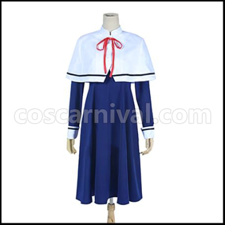 Gugure! Kokkuri-san Kohina Ichimatsu Winter Cosplay Costume coscarnival - Front View