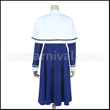Gugure! Kokkuri-san Kohina Ichimatsu Winter Cosplay Costume coscarnival - Back View
