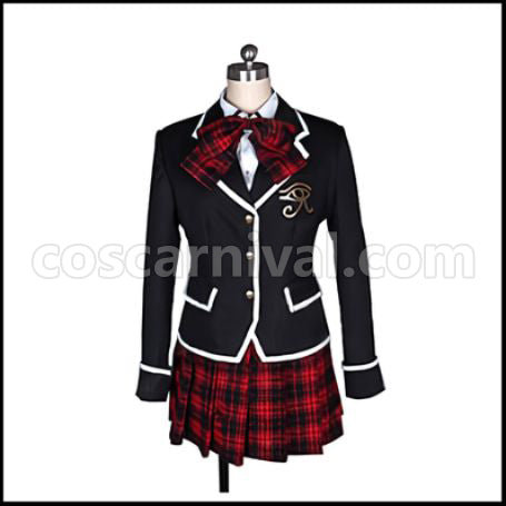 Trinity Seven: 7-nin no Masho Tsukai Royal Biblia Academy Female Uniform Cosplay Costume coscarnival - Front View