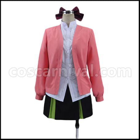 Seraph of the End Shinoa Hiiragi Cosplay Costume Ver2 coscarnival - Front View