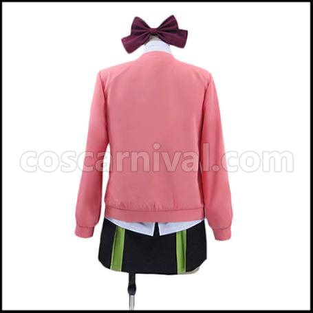 Seraph of the End Shinoa Hiiragi Cosplay Costume Ver2 coscarnival - Back View