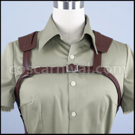 Attack on Titan Scout Regiment Bertolt Hoover Cosplay Costume coscarnival - Hem Detail