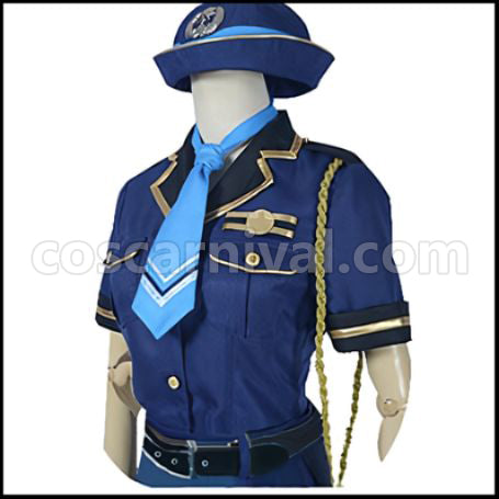 Love Live! SR Occupation Edition Awakening After Umi Sonoda Police Officer Cosplay Costume coscarnival - Side Profile