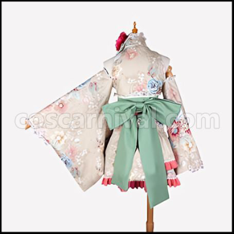 Love Live! Hanayo Koizumi Summer Festival Cosplay Costume coscarnival - Side Profile