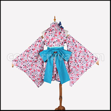 Love Live! Honoka Kosaka Summer Festival Cosplay Costume coscarnival - Side Profile