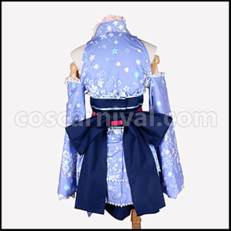 Love Live! Umi Sonoda Summer Festival Cosplay Costume coscarnival - Side Profile