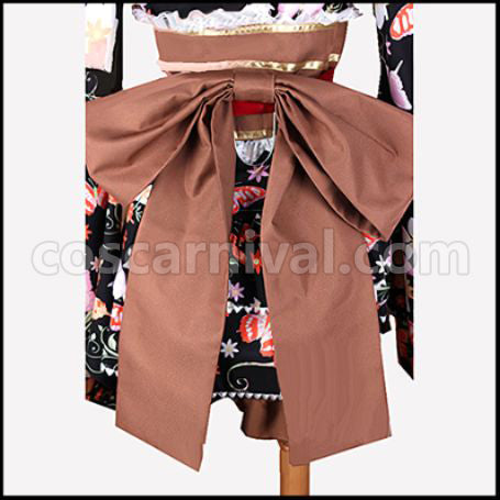 Love Live! Maki Nishikino Summer Festival Cosplay Costume coscarnival - Side Profile