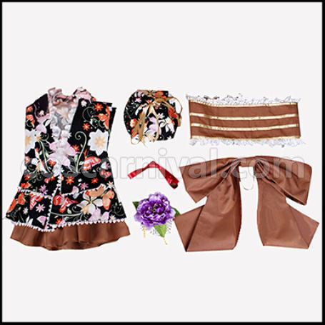 Love Live! Maki Nishikino Summer Festival Cosplay Costume coscarnival - Detail Close-up